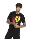 2018, Schwarz, Puma Ferrari Round Neck Big Shield T-shirt