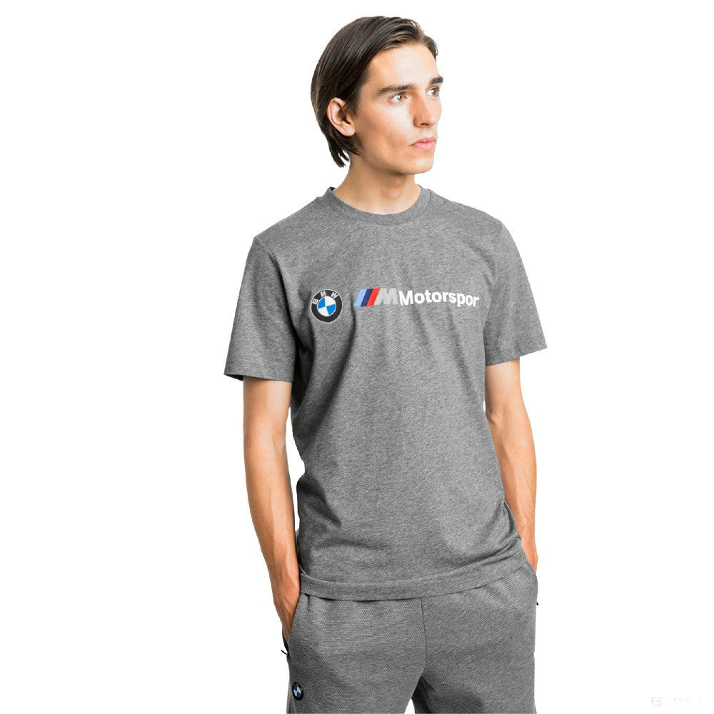 BMW T-Shirt, Puma BMW MMS Logo Rundhals, Grau, 2019