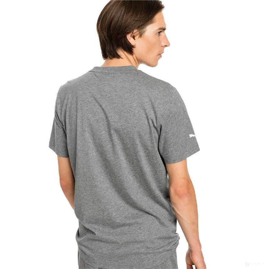 BMW T-Shirt, Puma BMW MMS Logo Rundhals, Grau, 2019
