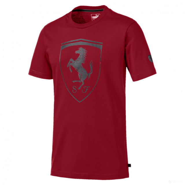 2019, Rot, Puma Ferrari Big Shield T-Shirt - FansBRANDS®