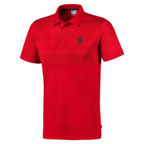 2020, Rot, Puma Ferrari Scudetto Striped Polo Hemd - FansBRANDS®