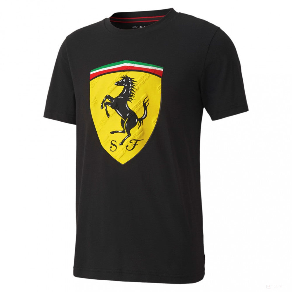 2020, Schwarz, Puma Ferrari Race Big Shield+ T-Shirt
