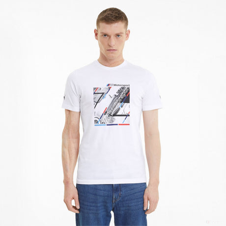 2021, Weiß, Puma BMW MMS Graphic T-Shirt - FansBRANDS®