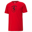 2021, Rot, Puma Ferrari Race Big Shield+ T-Shirt - FansBRANDS®