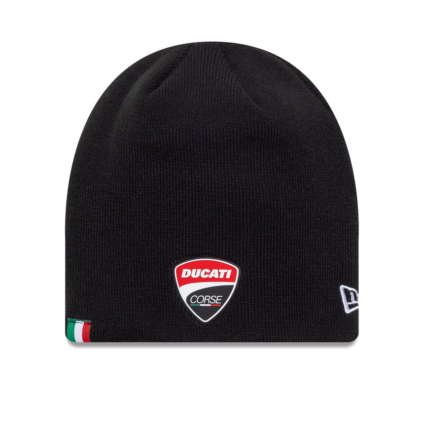 Ducati-Mütze, gummiertes Logo, New Era, schwarz