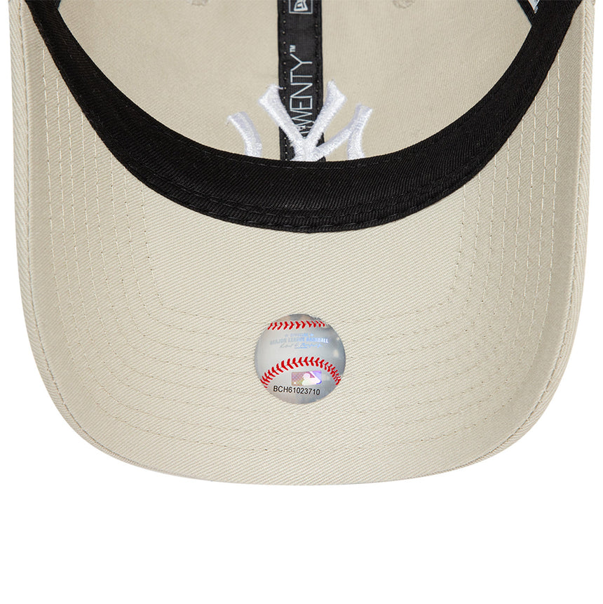 New York Yankees-Kappe, New Era, 9TWENTY, essential, creme