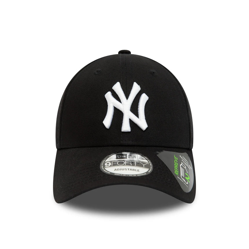 New York Yankees-Kappe, New Era, 9FORTY, wesentlich, schwarz