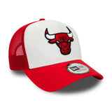 Chicago Bulls Kappe, New Era, Trucker-Kappe, Weiß