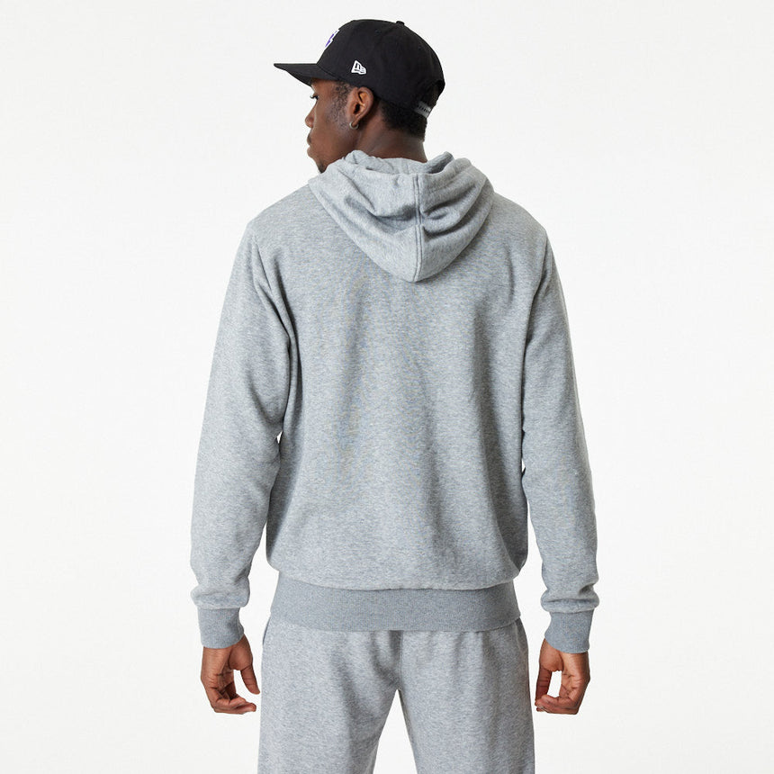Los Angeles Lakers Sweatshirt, Kapuzen-Sweatshirt, Vollreißverschluss, New Era, grau