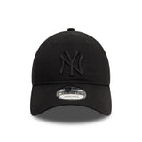 New York Yankees Kappe, New Era, 9TWENTY, essenziell, ganz schwarz
