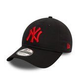 New York Yankees Kappe, rotes Logo, New Era, 9TWENTY, wesentlich, schwarz