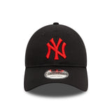 New York Yankees Kappe, rotes Logo, New Era, 9TWENTY, wesentlich, schwarz