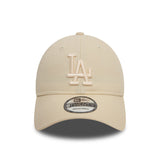 Los Angeles Dodgers Kappe, New Era, 9TWENTY, essential, beige
