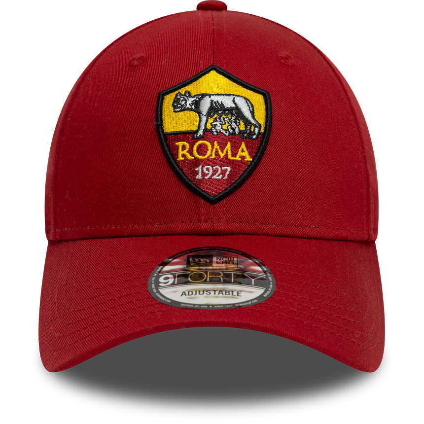 AS Roma Mütze, New Era, 9FORTY, Core, rot