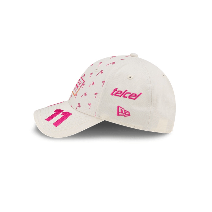 Gorra Red Bull, New Era, 9FORTY, Sergio Pérez, Miami SE, blanca