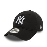 New York Yankees Kappe, gewaschen, New Era, 9TWENTY, schwarz