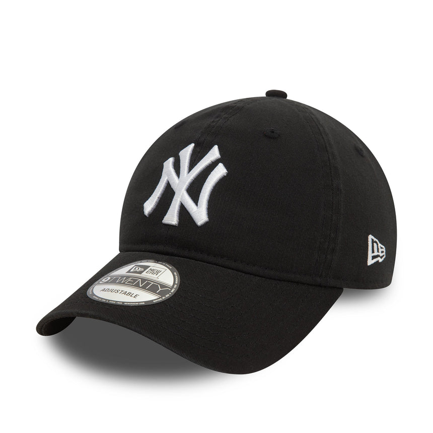 New York Yankees Kappe, gewaschen, New Era, 9TWENTY, schwarz