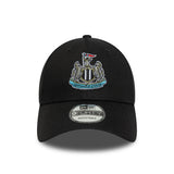 Newcastle United FC Kappe, New Era, 9FORTY, Core, schwarz