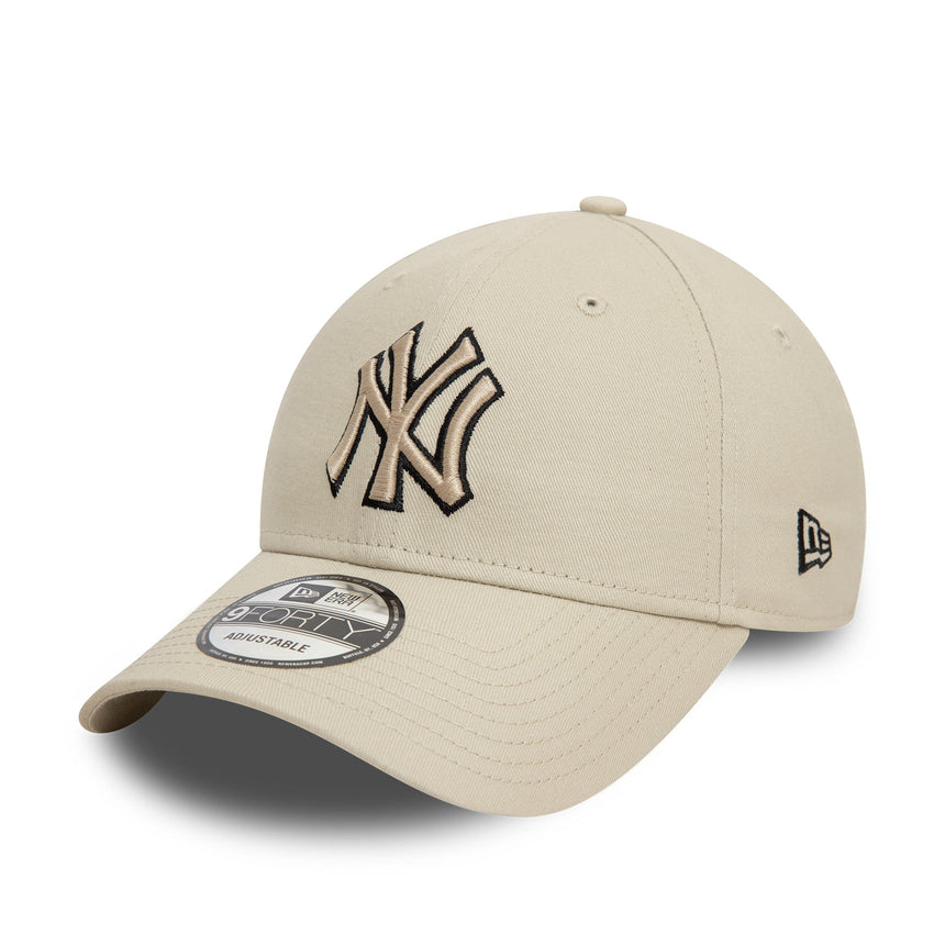 New York Yankees Kappe, New Era, 9FORTY, beige