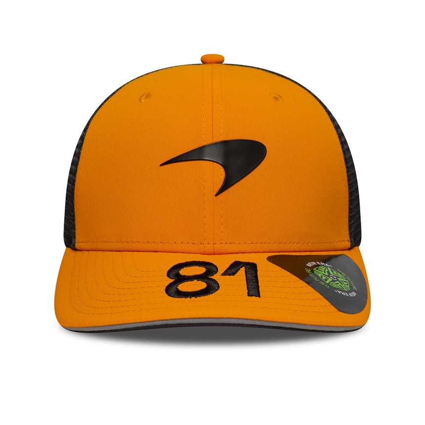 Gorra de béisbol McLaren, Oscar Piastri, New Era, 9SEVENTY SS, naranja 🔥