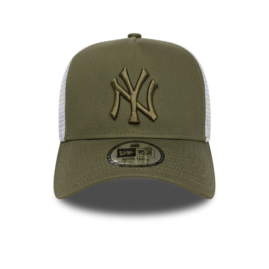 New York Yankees Cap, New Era, Trucker, essentiell, Khaki
