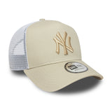 New York Yankees Cap, New Era, Trucker, essenziell, beige