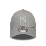 New York Yankees Kappe, New Era, 9FORTY, Pop-Umriss, grau