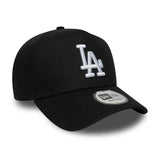 Los Angeles Dodgers Kappe, New Era, 9FORTY, essenziell, A-frame, schwarz