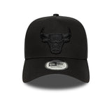Chicago Bulls Kappe, New Era, 9FORTY, A-Frame schwarz