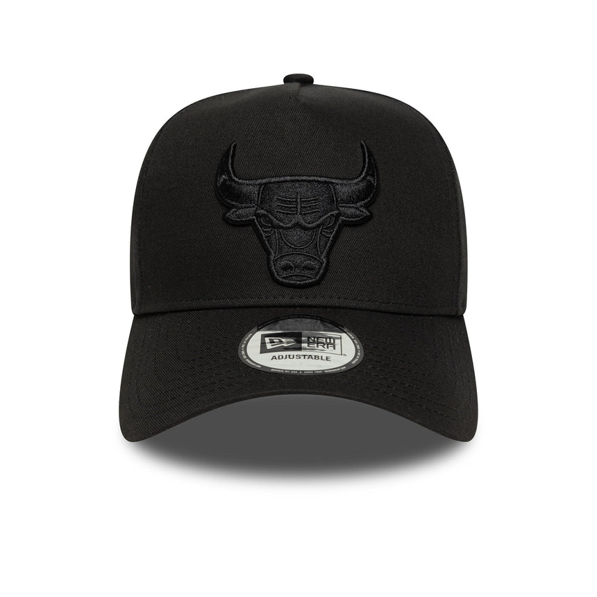Chicago Bulls Kappe, New Era, 9FORTY, A-Frame schwarz