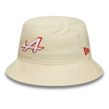Alpine Bucket Hat, saisonal, konisch, New Era, 9FORTY, creme