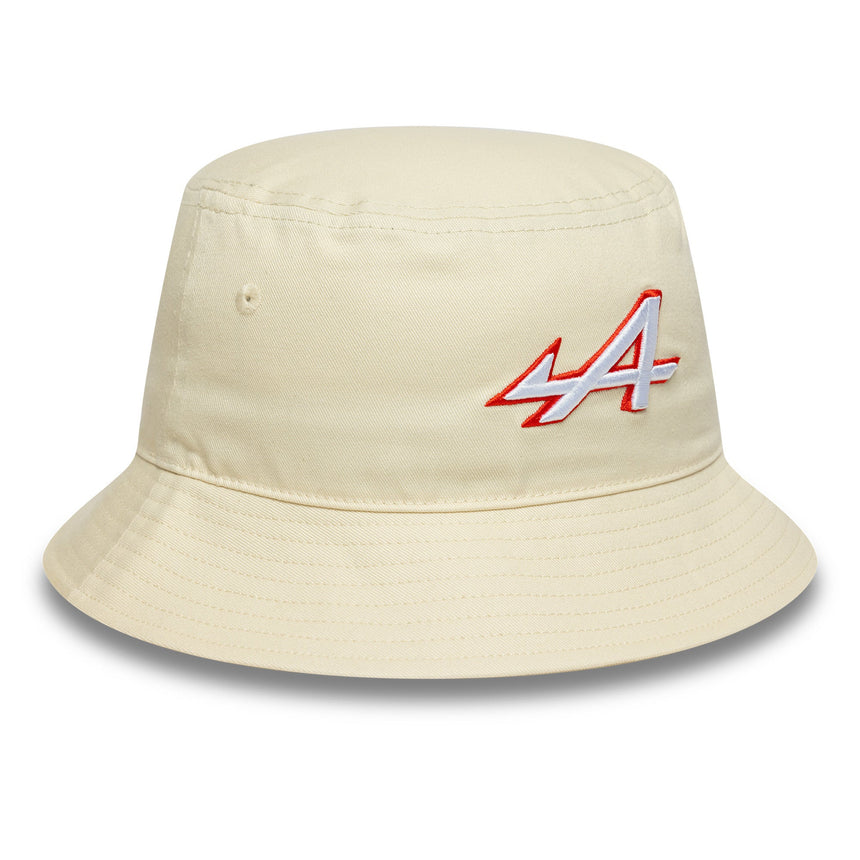 Alpine Bucket Hat, saisonal, konisch, New Era, 9FORTY, creme