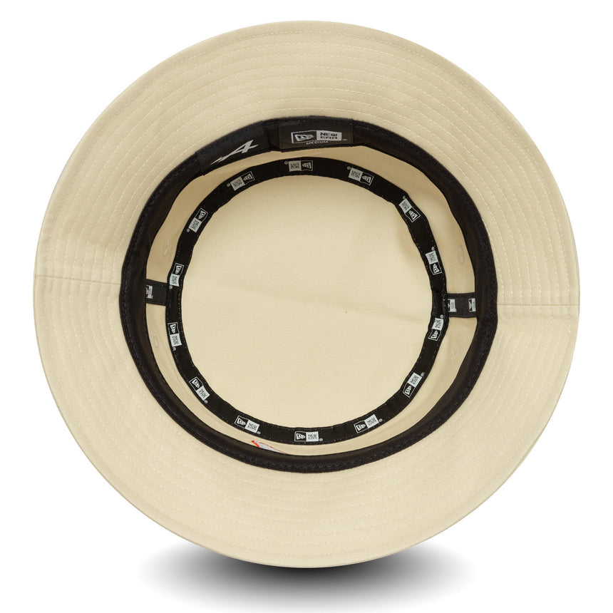 Alpine Bucket Hat, saisonal, konisch, New Era, 9FORTY, creme