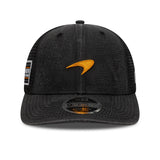 Mclaren Kappe, Trucker-Kappe, gewaschen, New Era, 9FORTY, schwarz