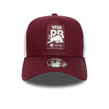Visa RB Kappe, Trucker-Kappe, saisonal, New Era, 9FORTY, burgundrot