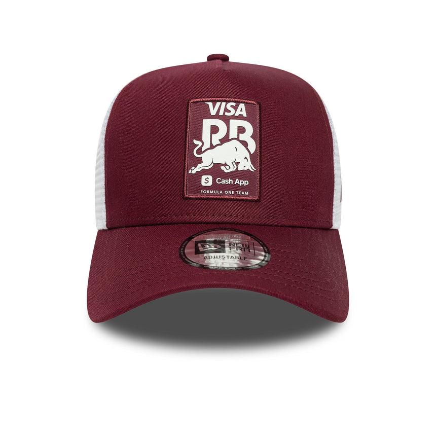 Visa RB Kappe, Trucker-Kappe, saisonal, New Era, 9FORTY, burgundrot