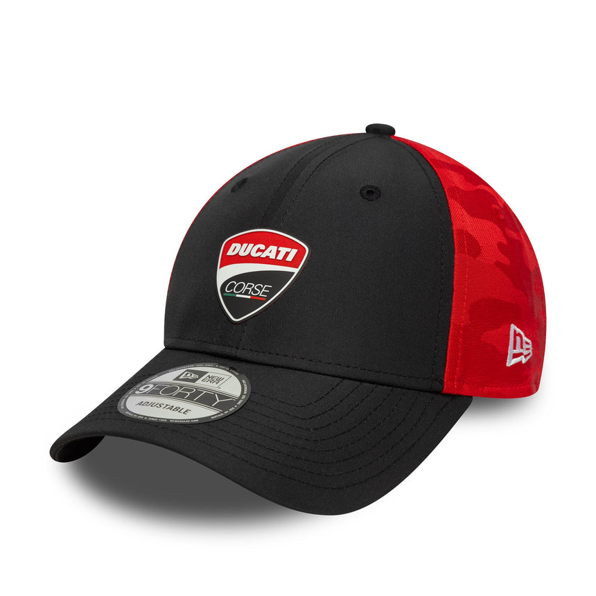 Ducati Kappe, Logo, New Era, 9FORTY, mehrfarbig