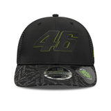 Valentio Rossi #46 Kappe, VR46, nachhaltig, New Era, 9SEVENTY, schwarz