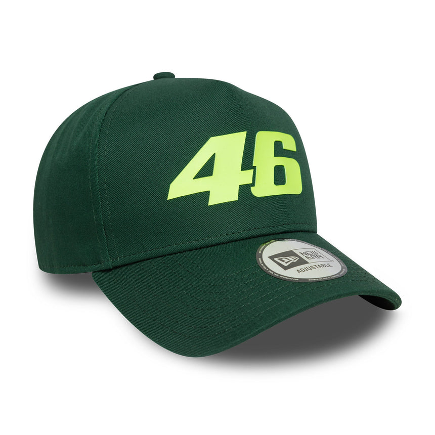 Valentio Rossi #46 Kappe, Trucker, VR46, saisonal, New Era, 9FORTY, grün
