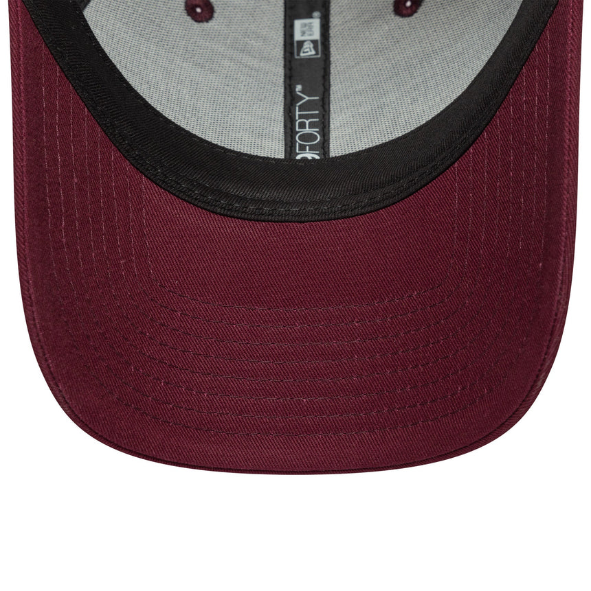 Valentio Rossi #46 Kappe, VR46, saisonal, New Era, 9FORTY, burgunderrot