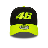 Valentio Rossi #46 Kappe, Trucker, VR46, New Era, 9FORTY, schwarz