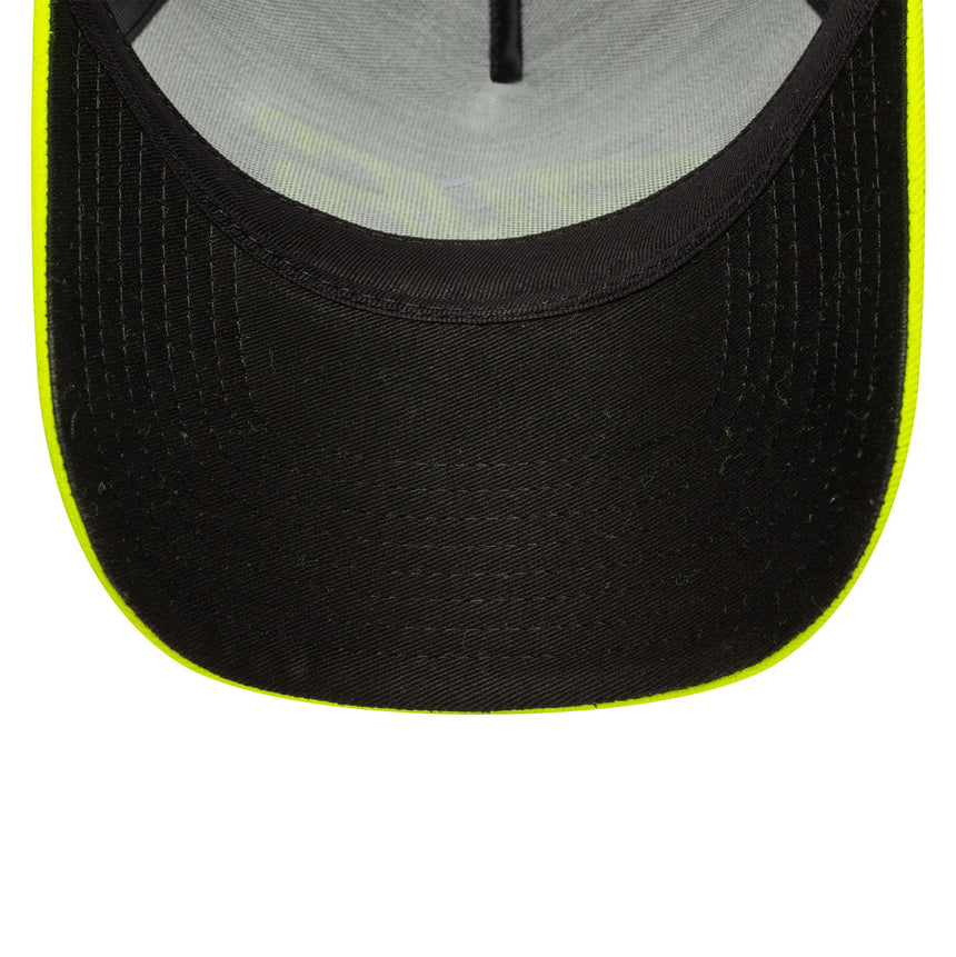 Valentio Rossi #46 Kappe, Trucker, VR46, New Era, 9FORTY, schwarz