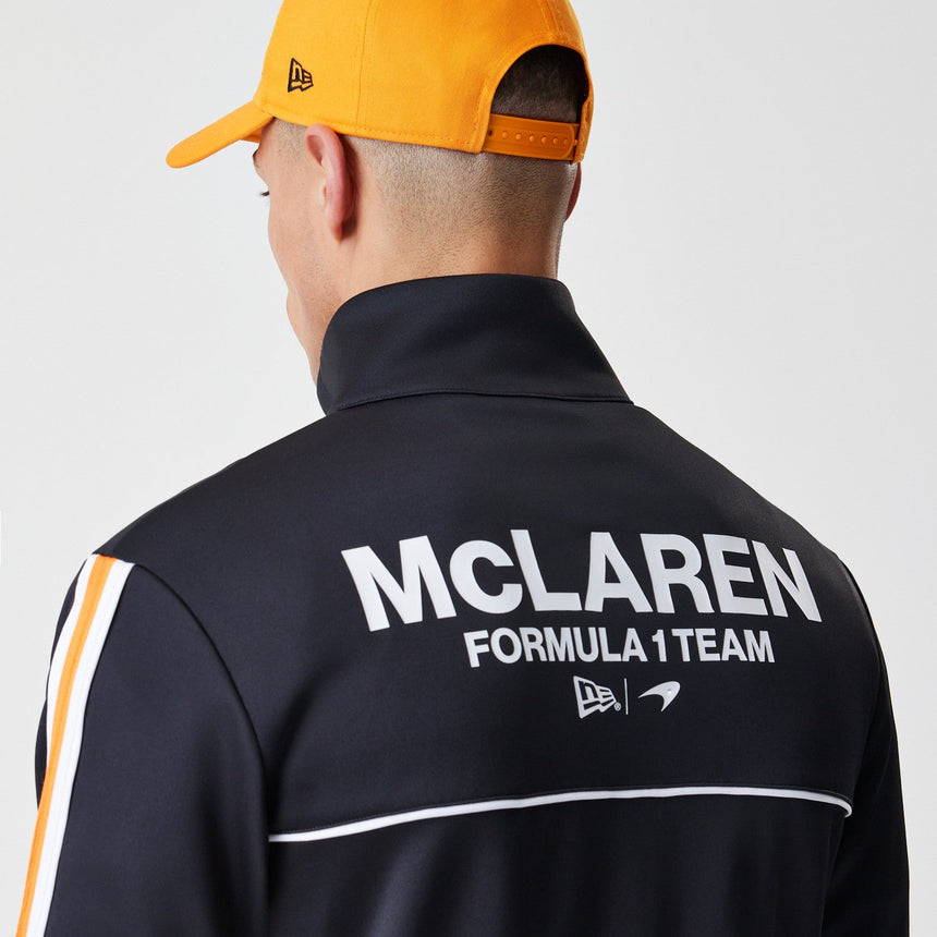 McLaren-Pullover, Vollreißverschluss, New Era, Schwarz