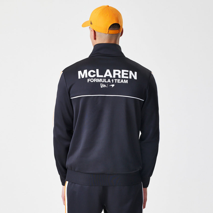 McLaren-Pullover, Vollreißverschluss, New Era, Schwarz