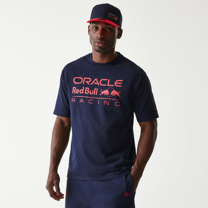 Red Bull Racing T-Shirt, oversized, New Era, dunkelblau