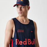Red Bull Racing ärmelloses T-Shirt, New Era, Basketball-Mesh, dunkelblau