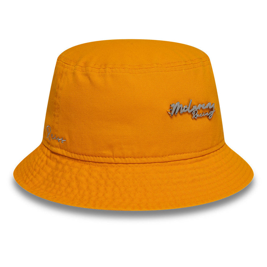 McLaren x Reiss bucket hat, schmal zulaufend, New Era, orange