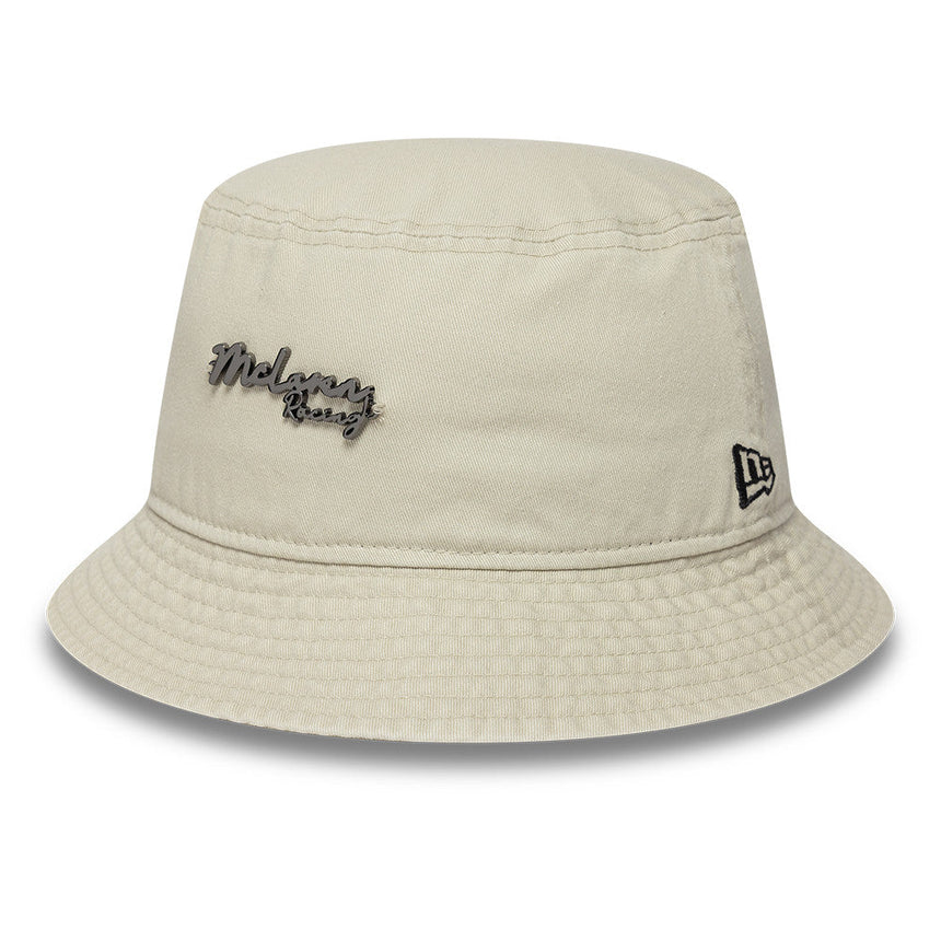 McLaren x Reiss Bucket Hat, schmal zulaufend, New Era, weiß