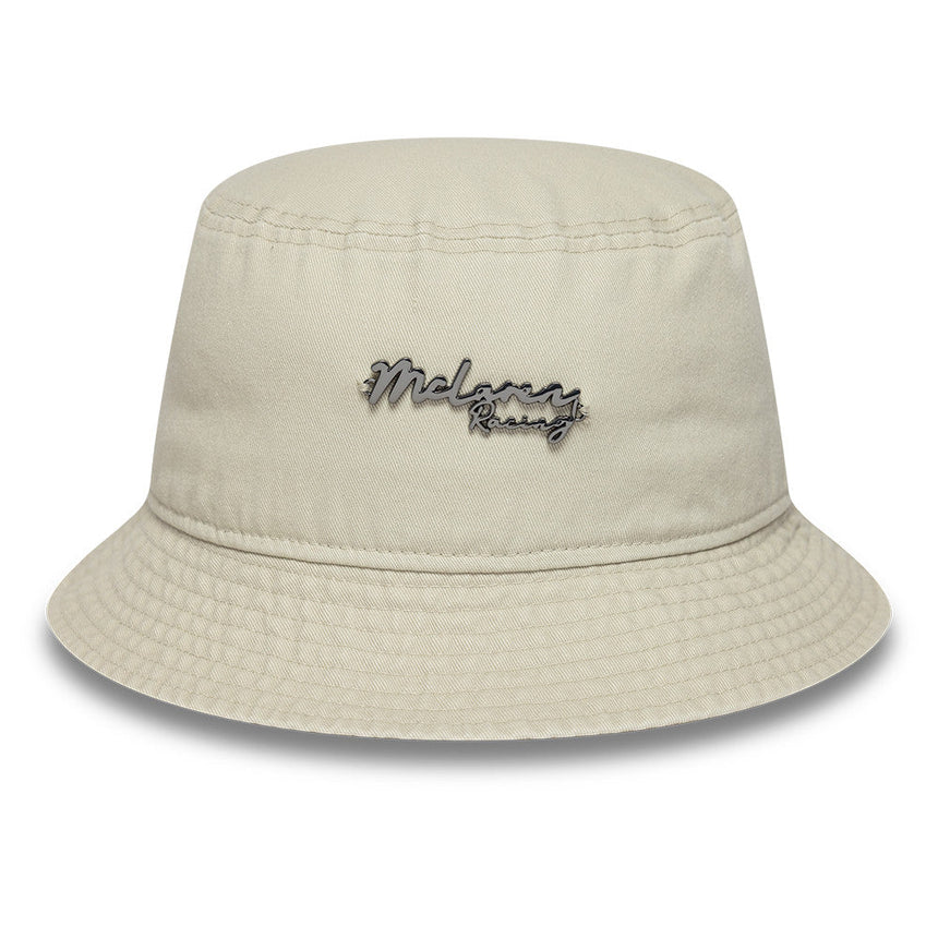 McLaren x Reiss Bucket Hat, schmal zulaufend, New Era, weiß