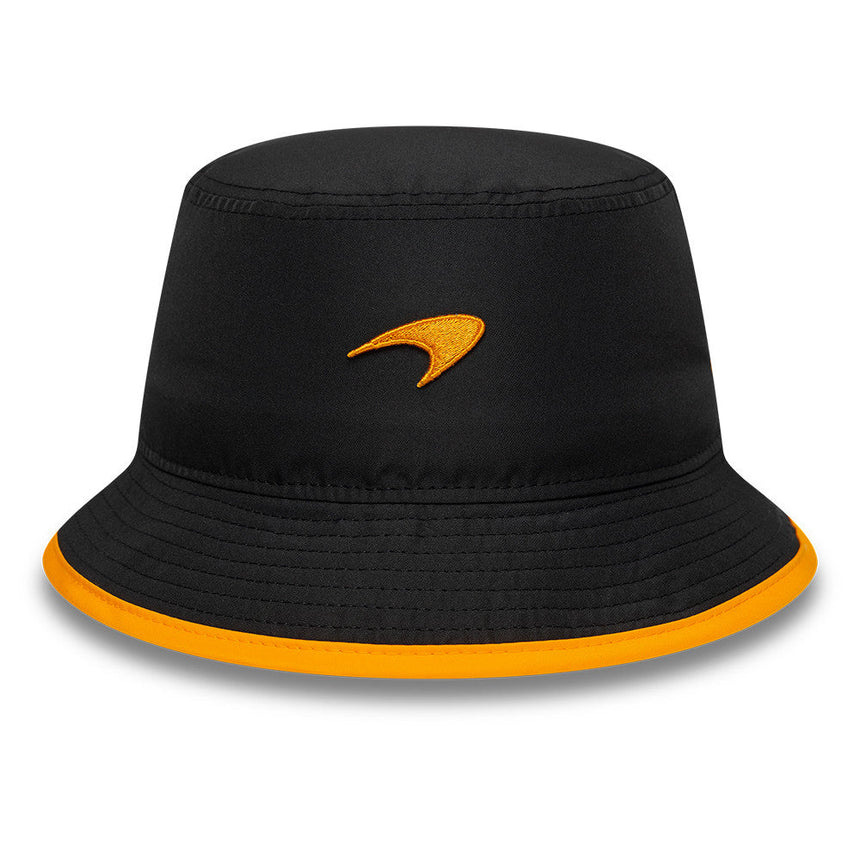 McLaren x Reiss bucket hat, saisonal, schmal zulaufend, New Era, 9FORTY, schwarz